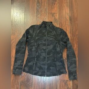 Lululemon Define Jacket Size 16 Heritage 365 Camo Deep Coal Multi